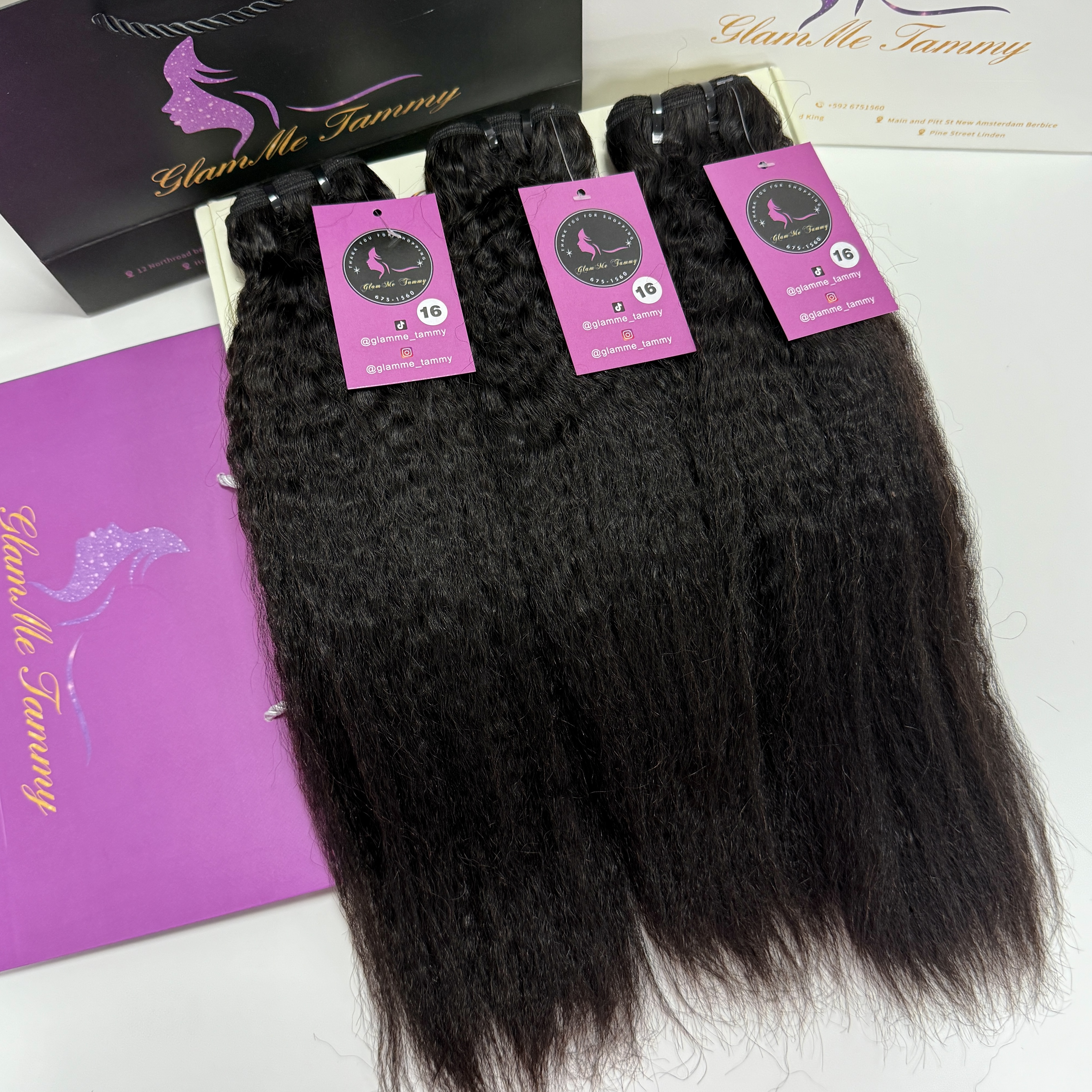Kinky Straight Hair Bundles